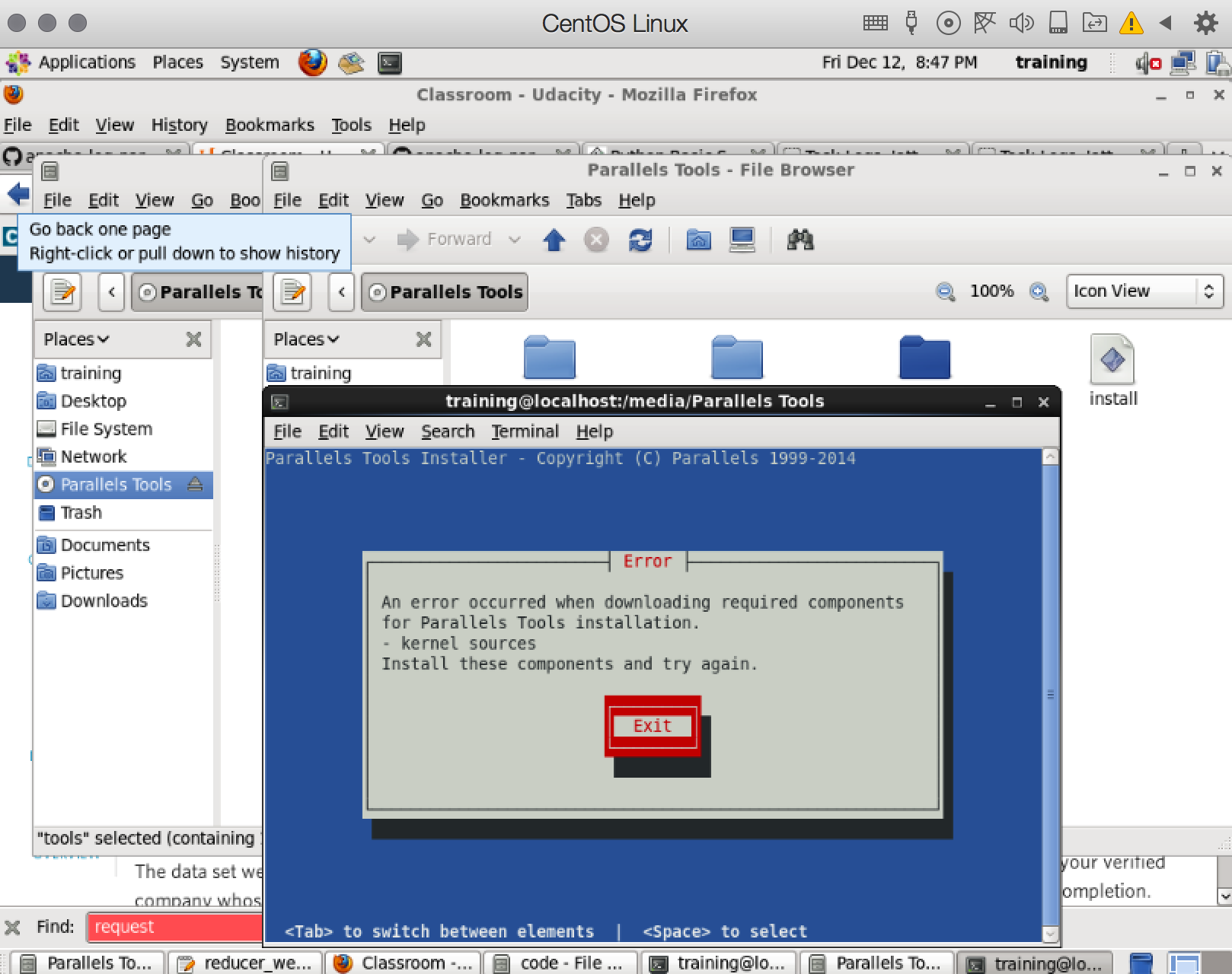 KB Parallels: How to update kernel-devel to install Parallels Tools