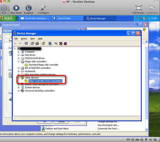 video controller vga conpatible