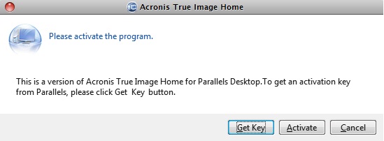 acronis true image home parallels