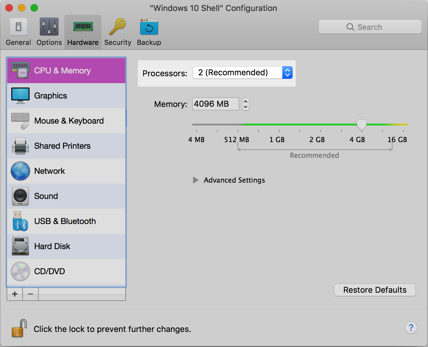 Parallels For Mac Memory Allocation