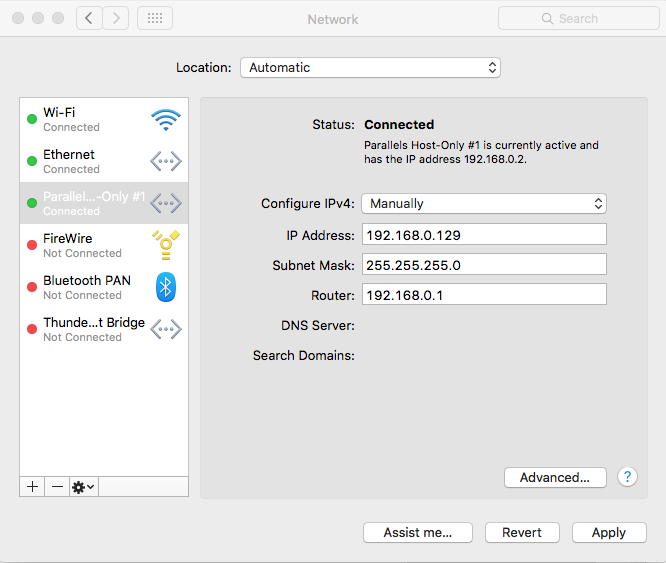 Parallels For Mac Ip Address