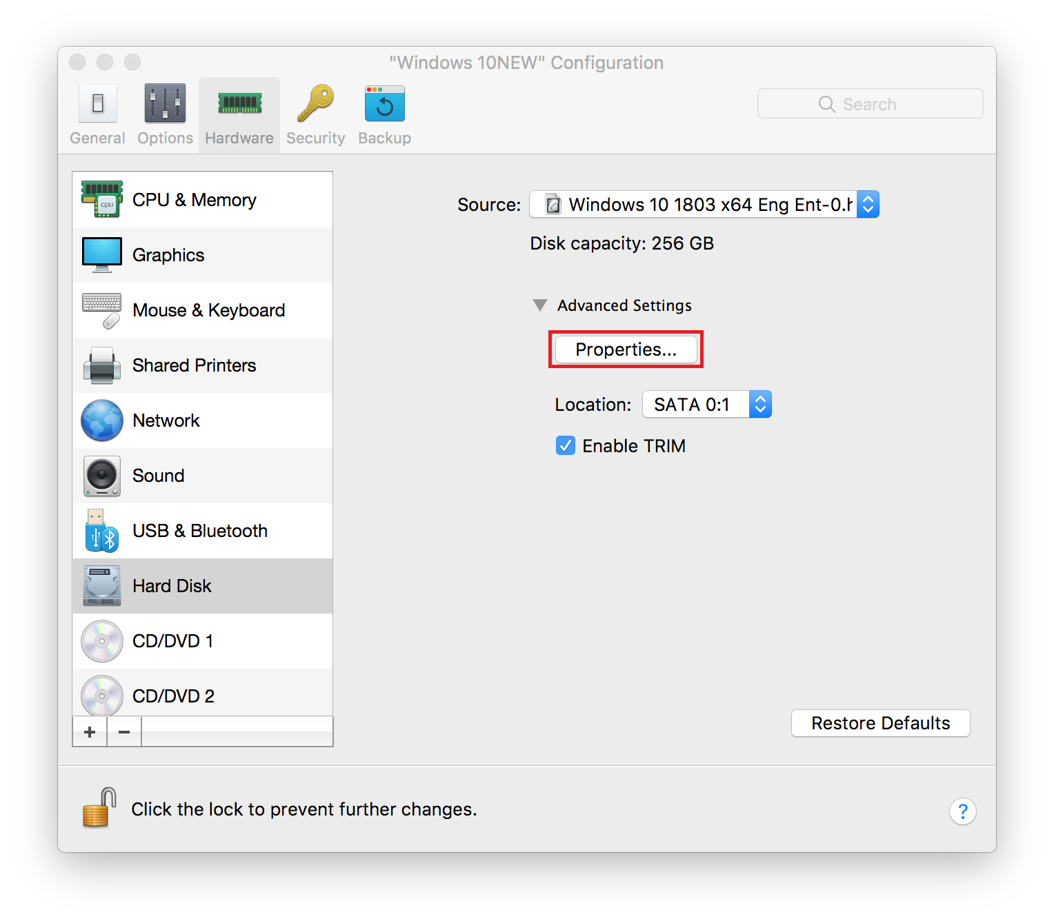 how much space should i partition for windows 10 on mac air