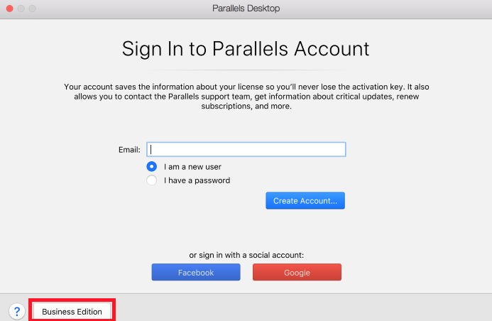 Parallels Desktop For Mac Business Edition Key