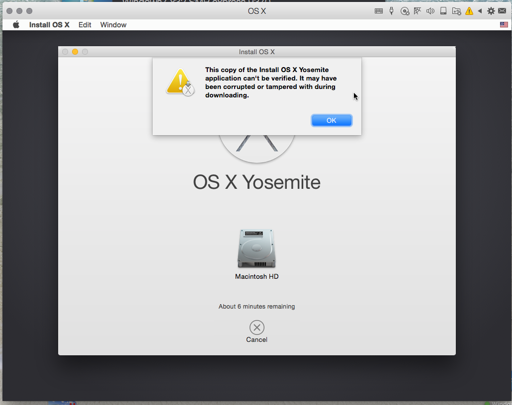 setup a virtual machine for os x