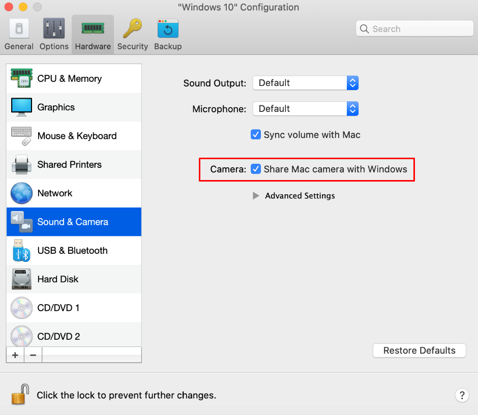 remove parallels access sound from mac