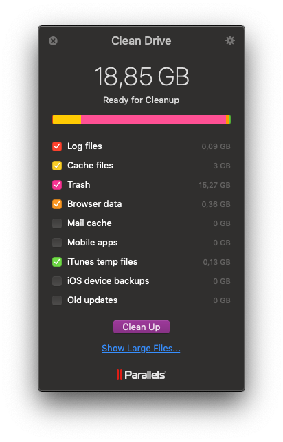 scan mac hard drive space