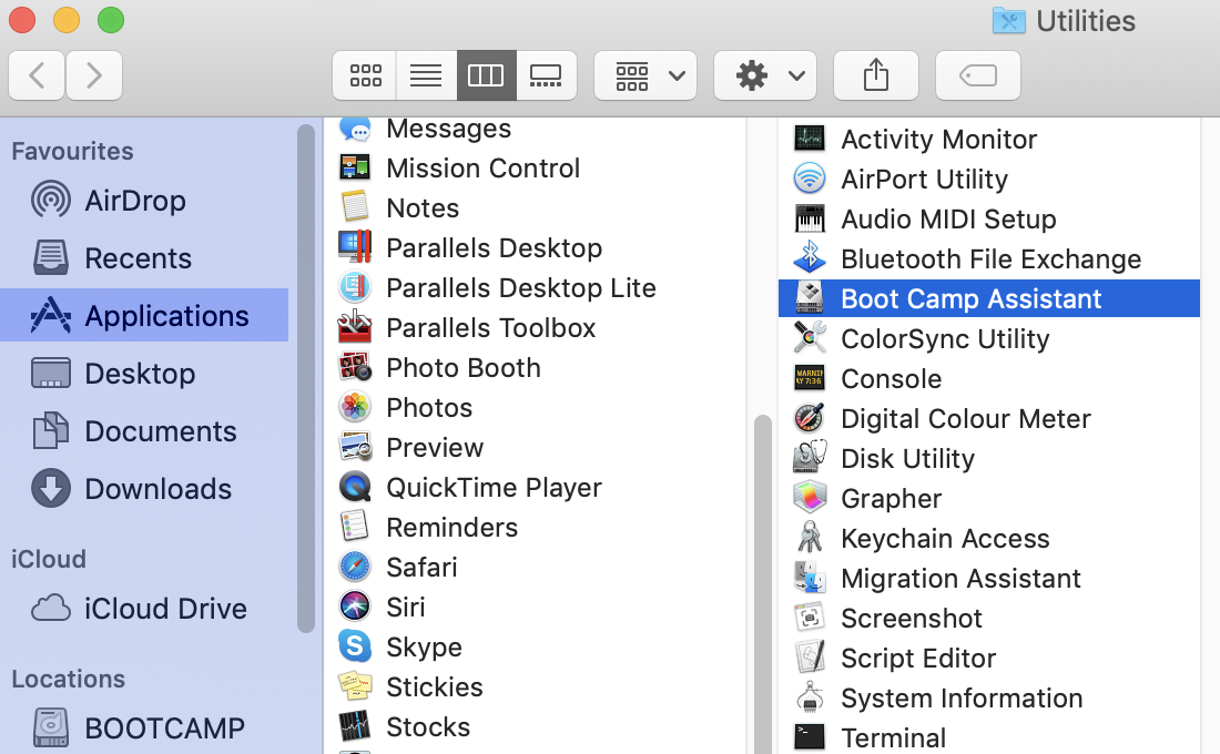removing purgeable files from mac for bootcamp