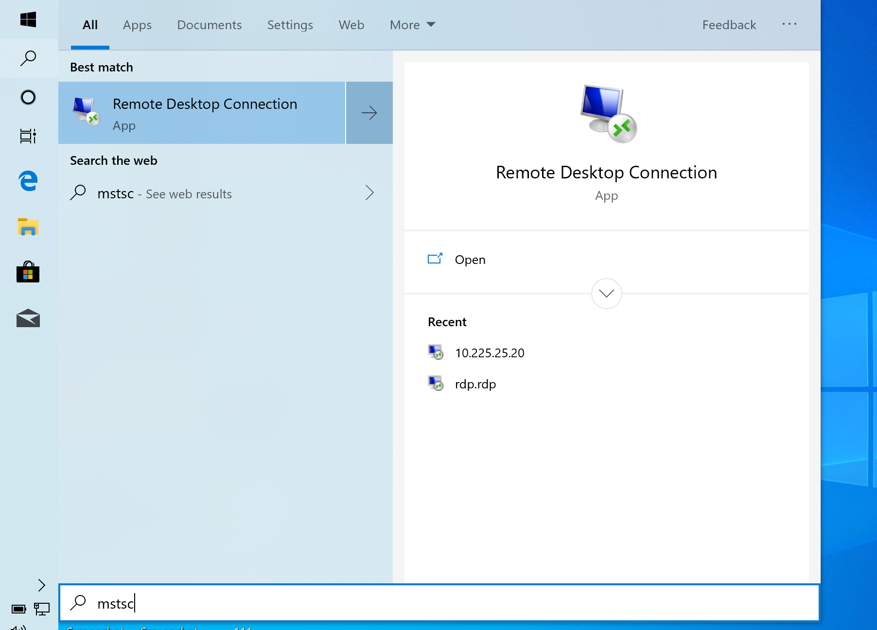 Alt+Tab key combination doesn't work in RDP session initiated from a  Windows virtual machine