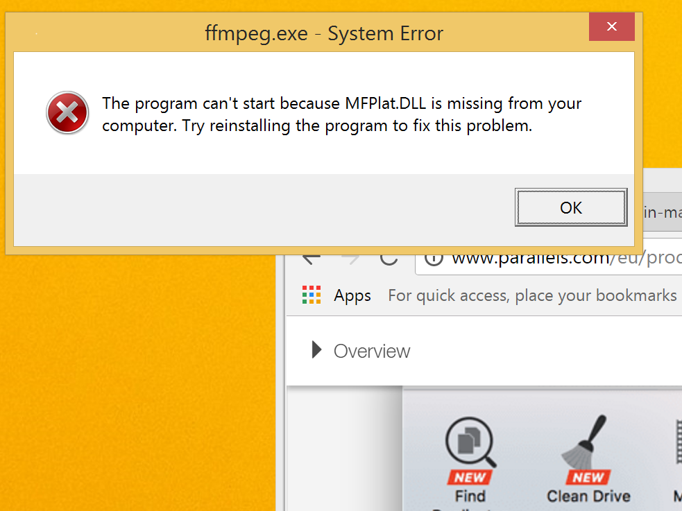 ffmpeg command line not found windows