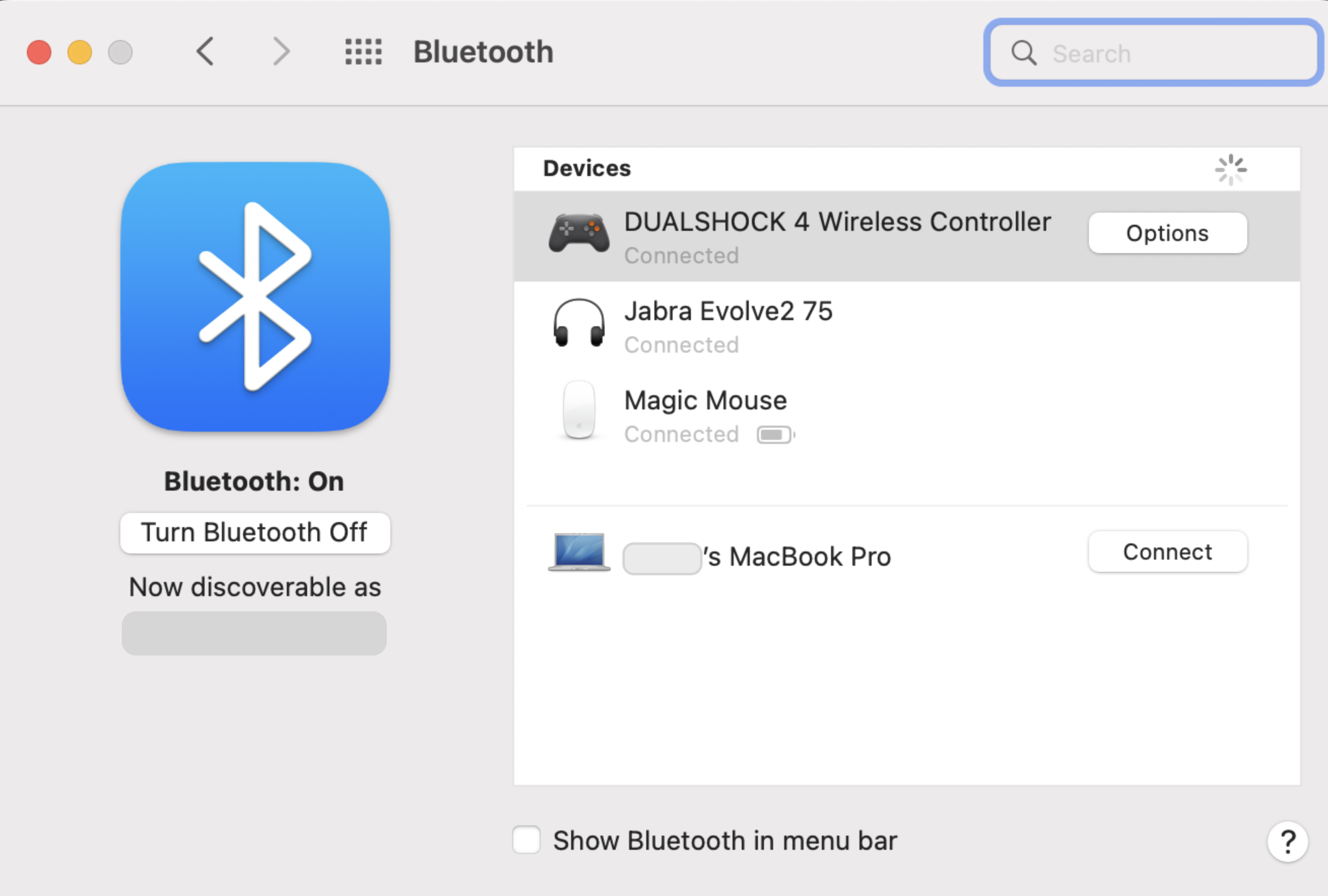 Подключение игрового контроллера Bluetooth к виртуальной машине Windows