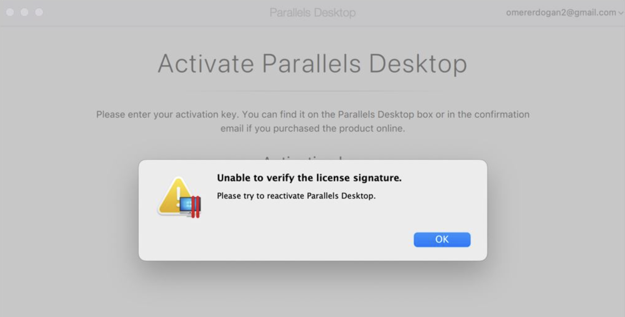 remove parallels access from onedrive