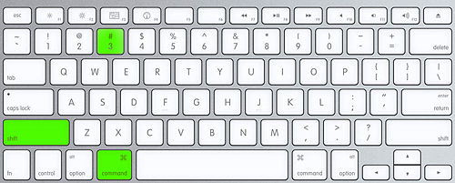 screenshot keystrokes for mac