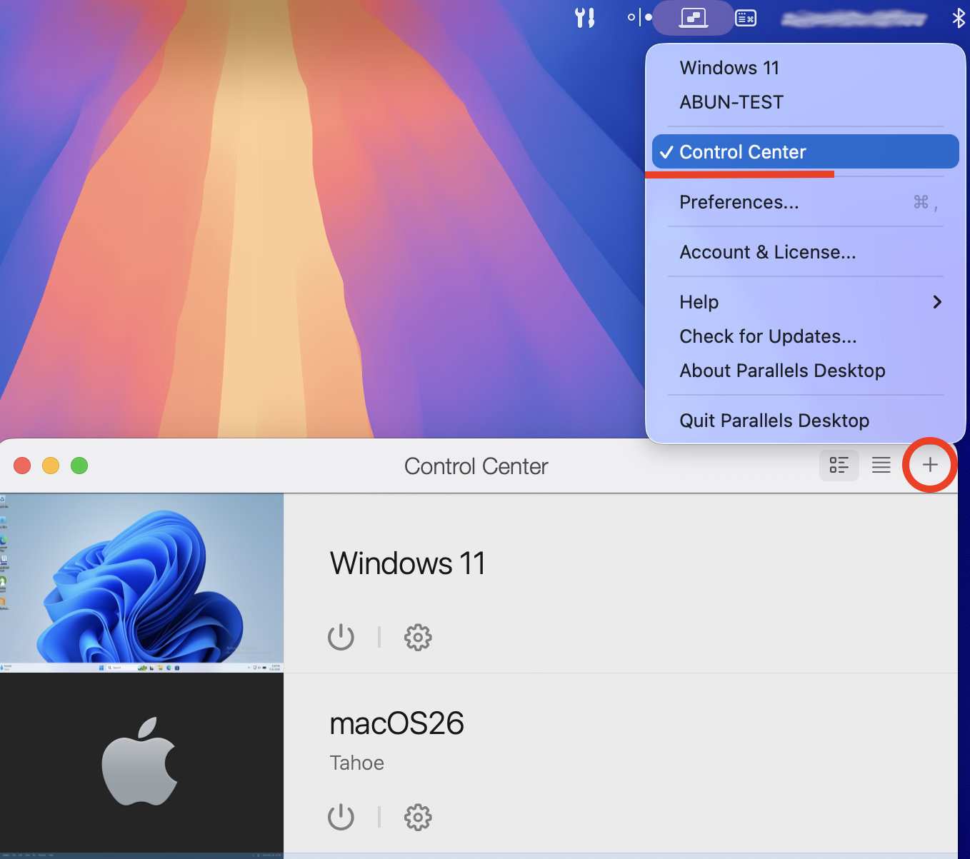 Control Center