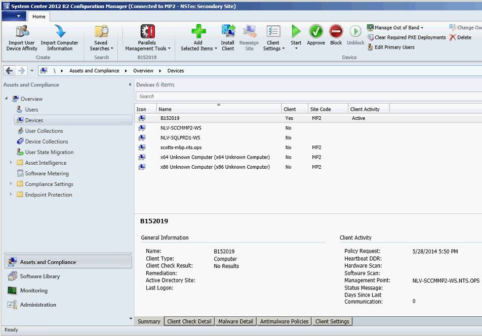 parallels client login