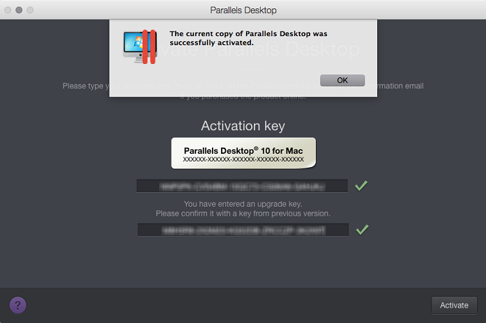parallels desktop for mac 10 deactivate