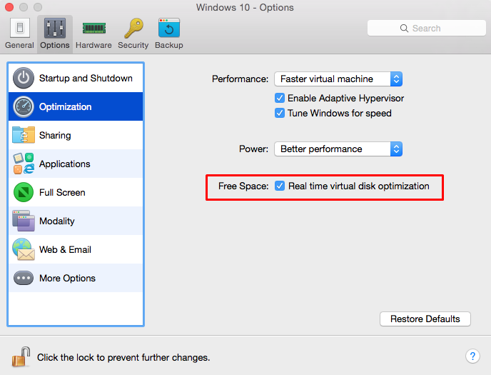 Parallels For Mac Disk Space