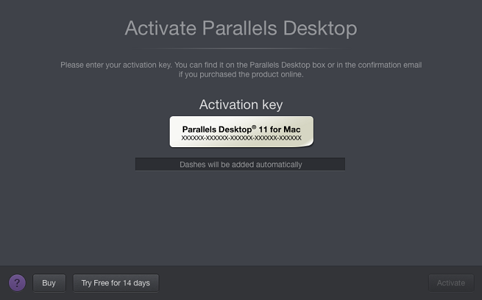 parallels desktop 7 activation key serial