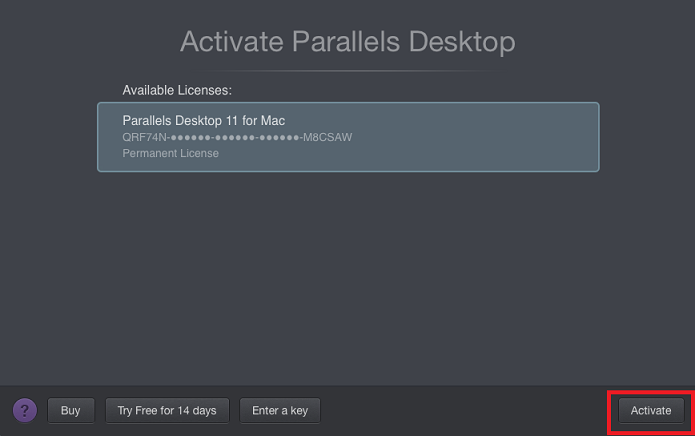 parallels desktop 11 for mac activation key generator