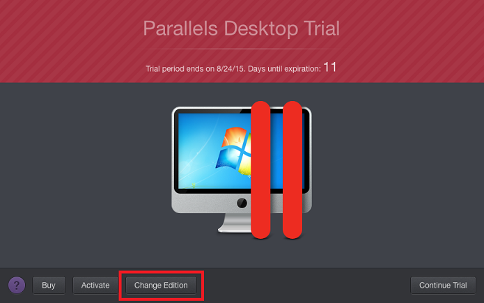Parallels Desktop 13 for Mac uninstall complete