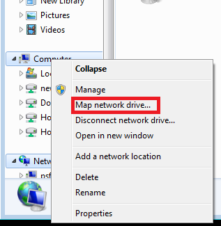 How To Map Specific Folder From A User S Pc Into A Ras Session