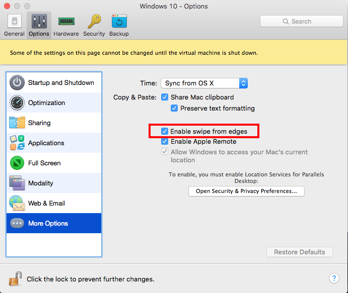 parallels toolbox usb disable