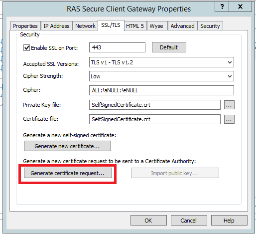 file key pfx from generate 3rd party install RAS Parallels a KB Parallels: to certificate in How