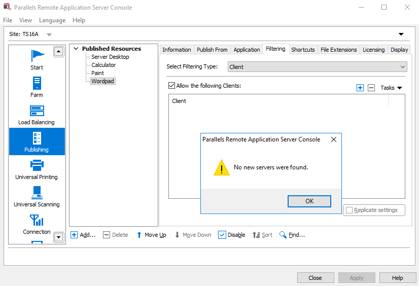 parallels client mac networkdoman error 1