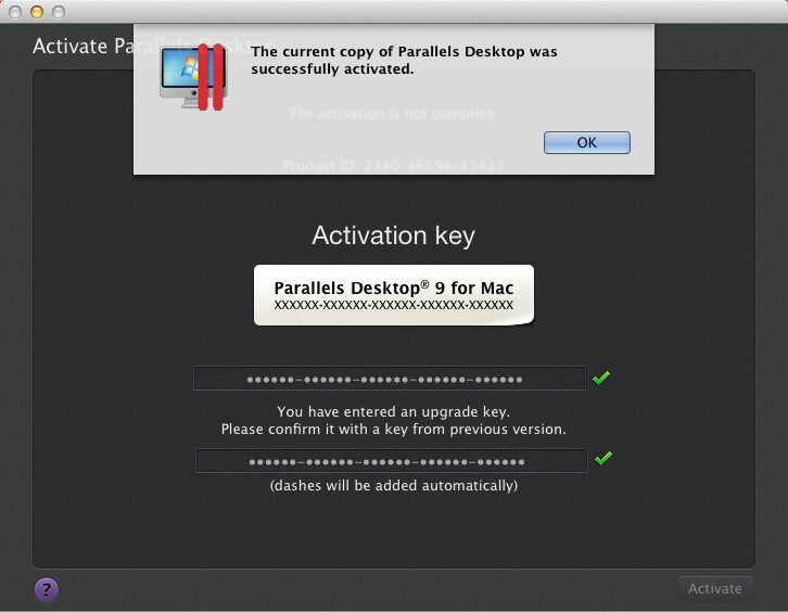 activation key for parallel desktop 14