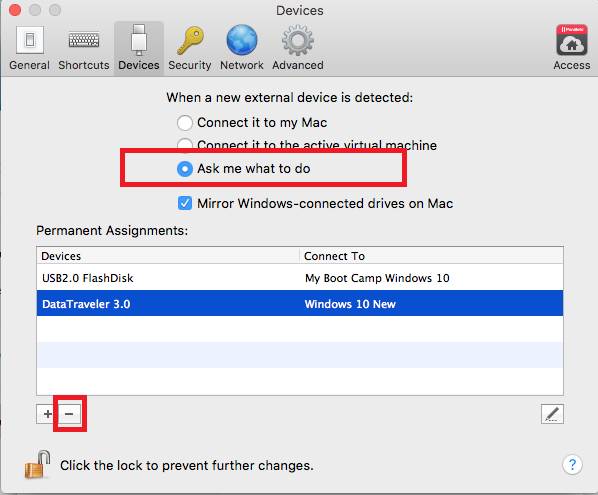 parallels 11 for mac does not see bootable usb drive